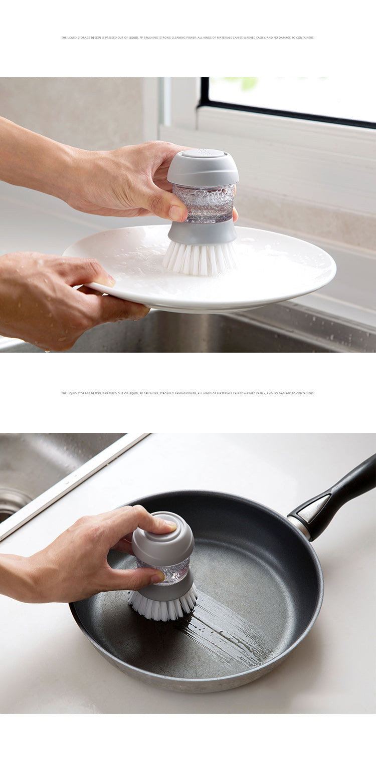 Cepillo dispensador de jabón para cocina