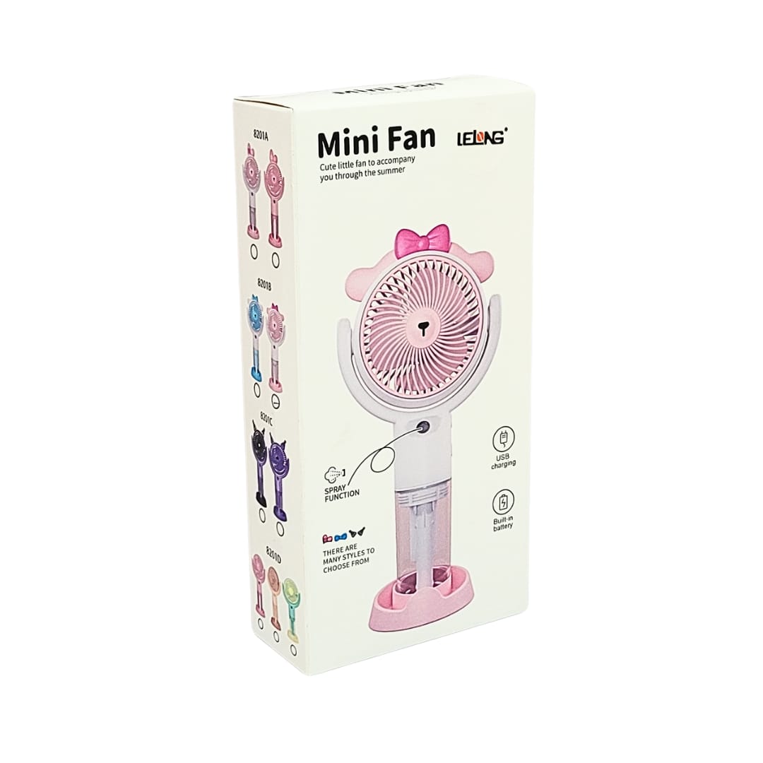 Mini ventilador con humidificador