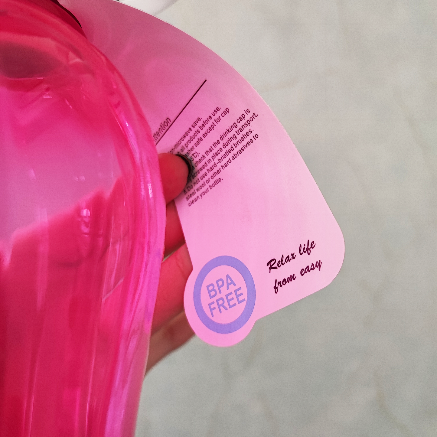 Botella para agua 1 litro libre de BPA