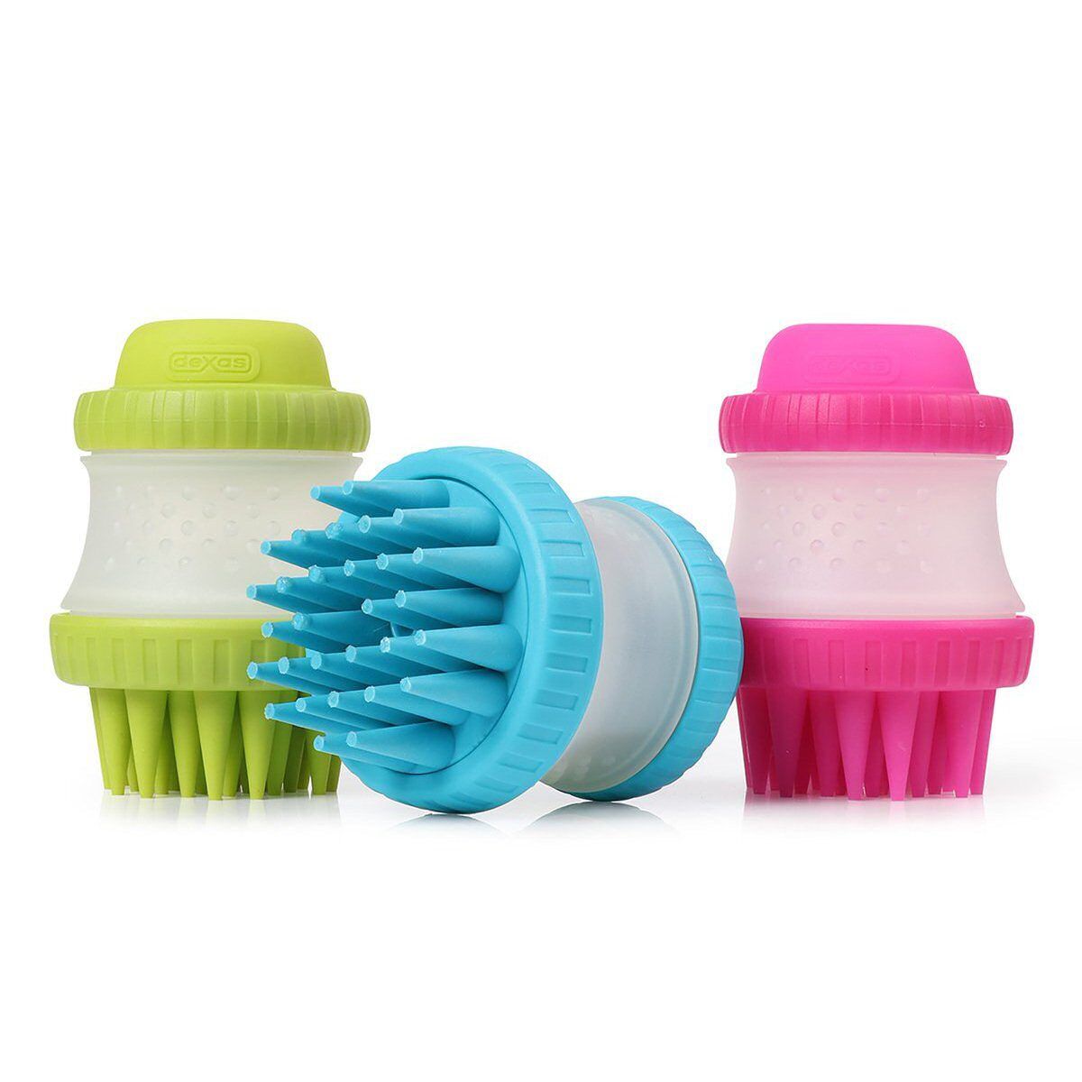 Cepillo dispensador de shampoo para msscotas