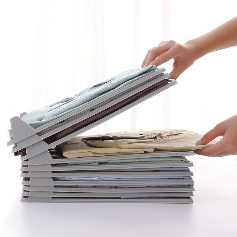 Organizadores apilables de camisas x6 unidades