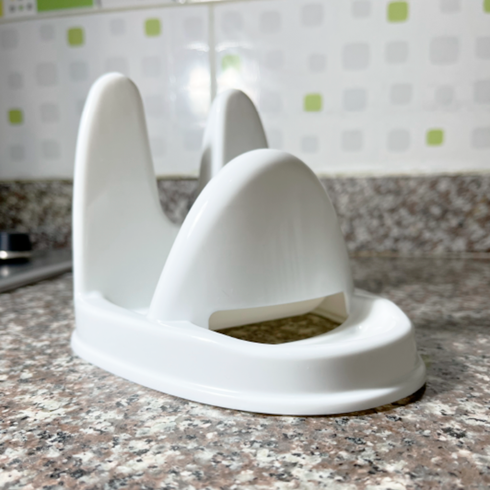 Soporte para utensilios y tapas de ollas cocina x2