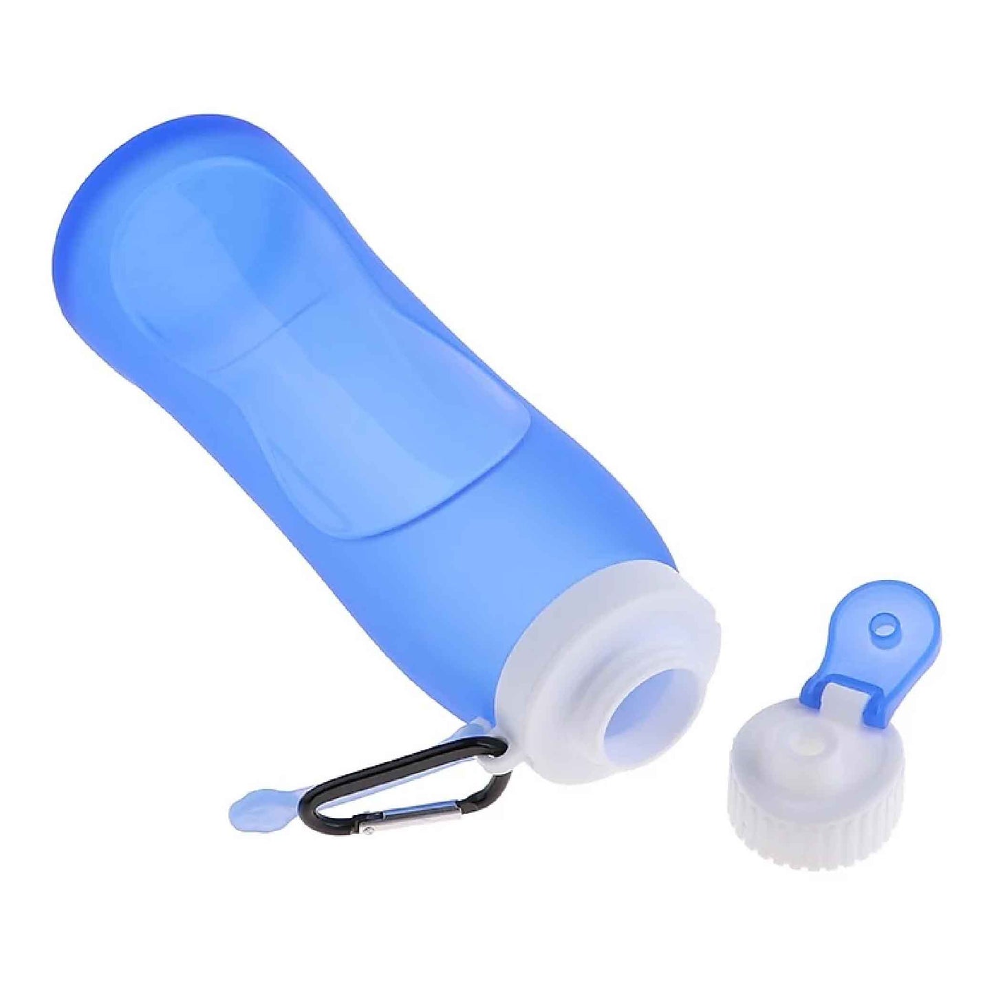 Botella de agua plegable de silicona