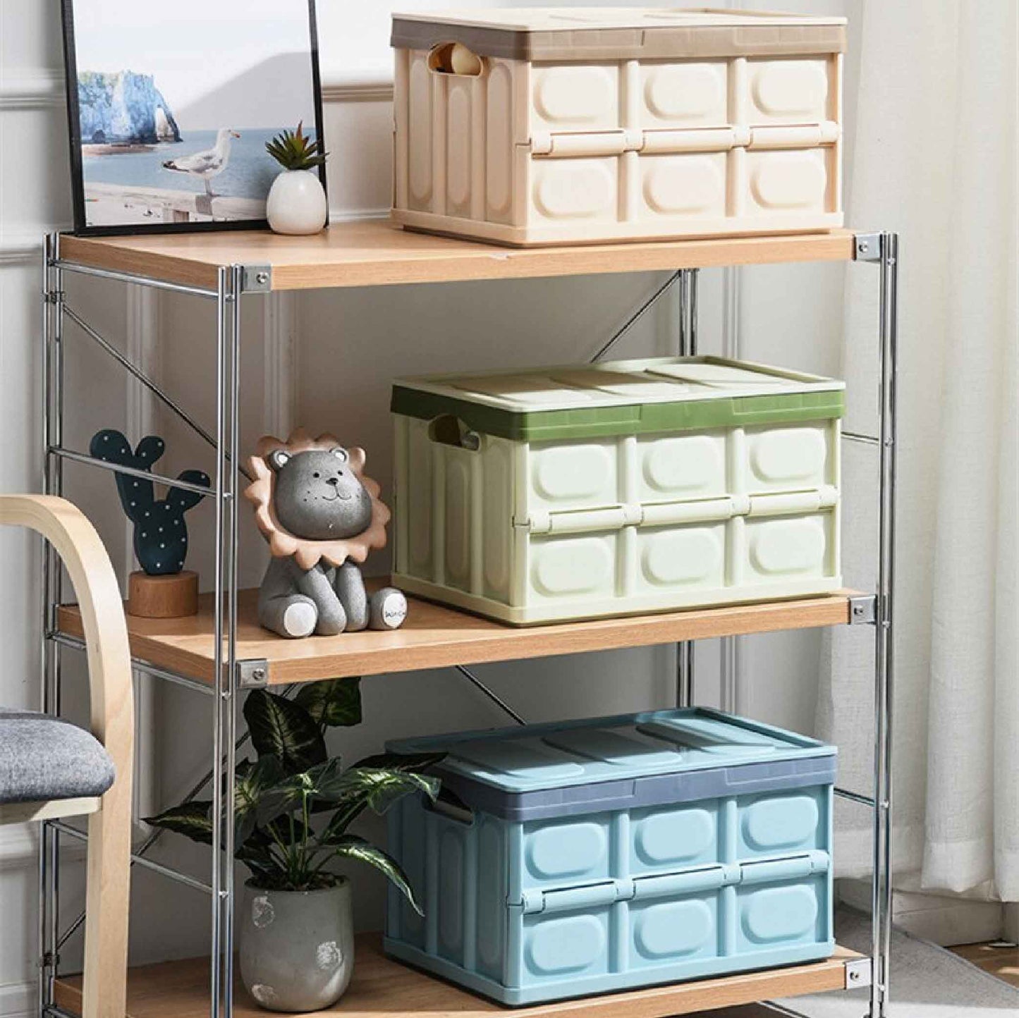 Caja organizadora plegable tamaño mediano