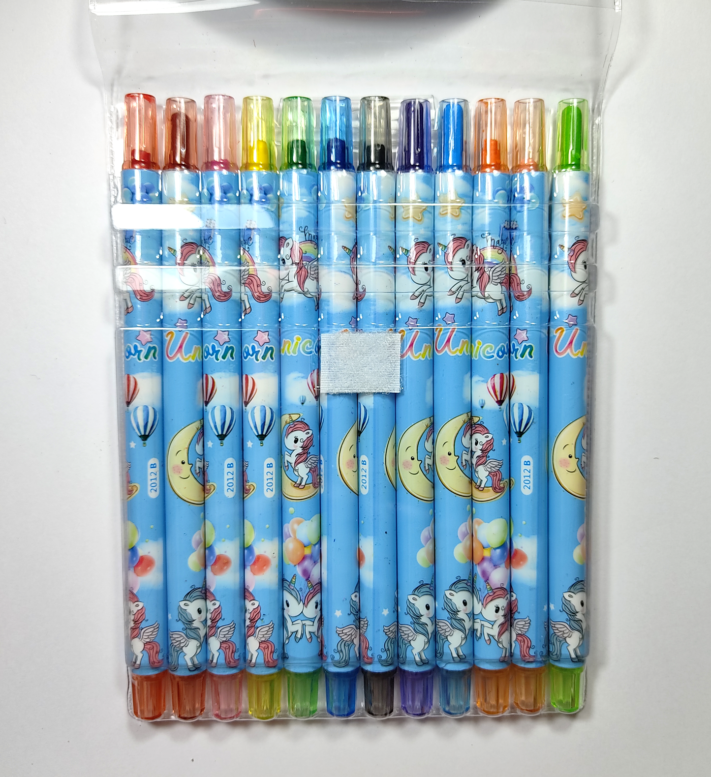 Kit Artístico Escolar Bolígrafos, crayolas y lapiceros tipo gel x5