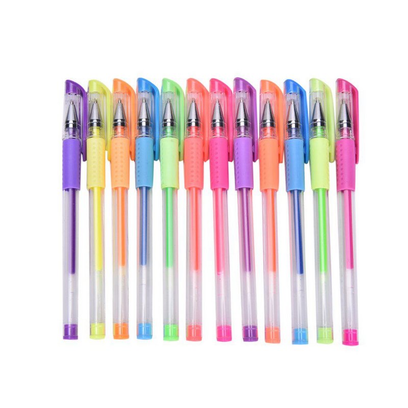 Kit Artístico Escolar Bolígrafos, crayolas y lapiceros tipo gel x5