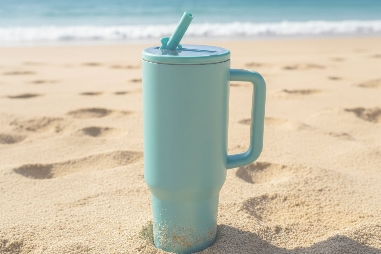 Termo "Travel Mug" 900ml (Acero Doble Pared) - Frío y Calor por Horas