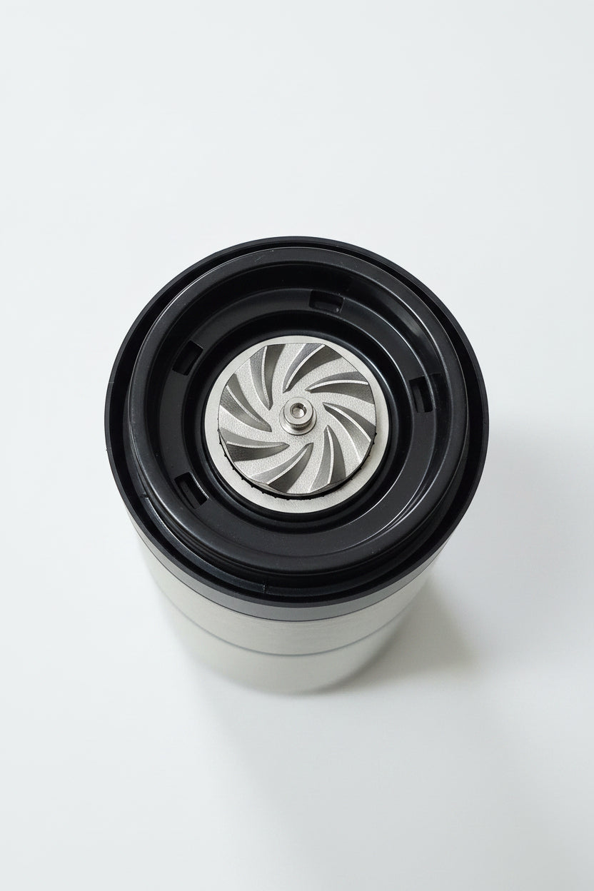 Molino de Café Eléctrico Inalámbrico: Capacidad 120ml y Molienda Ajustable