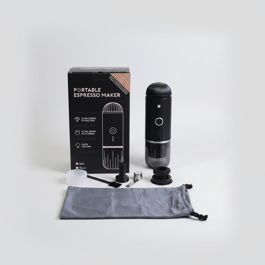 Máquina de espresso portátil con caja y kit completo incluido - vista 2