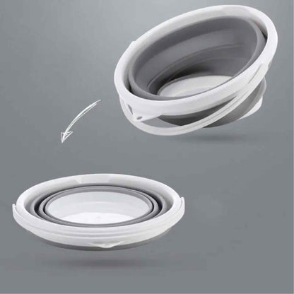 Recipiente balde multiusos plegable pequeño