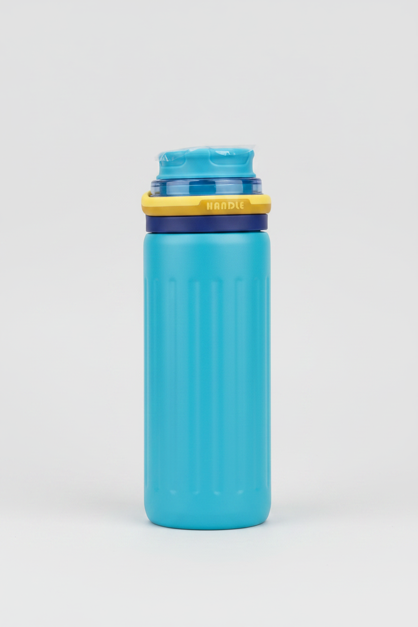 Botella Térmica Isotérmica Handle 530ml | Tapa Flip y Asa Silicona | 4 Colores