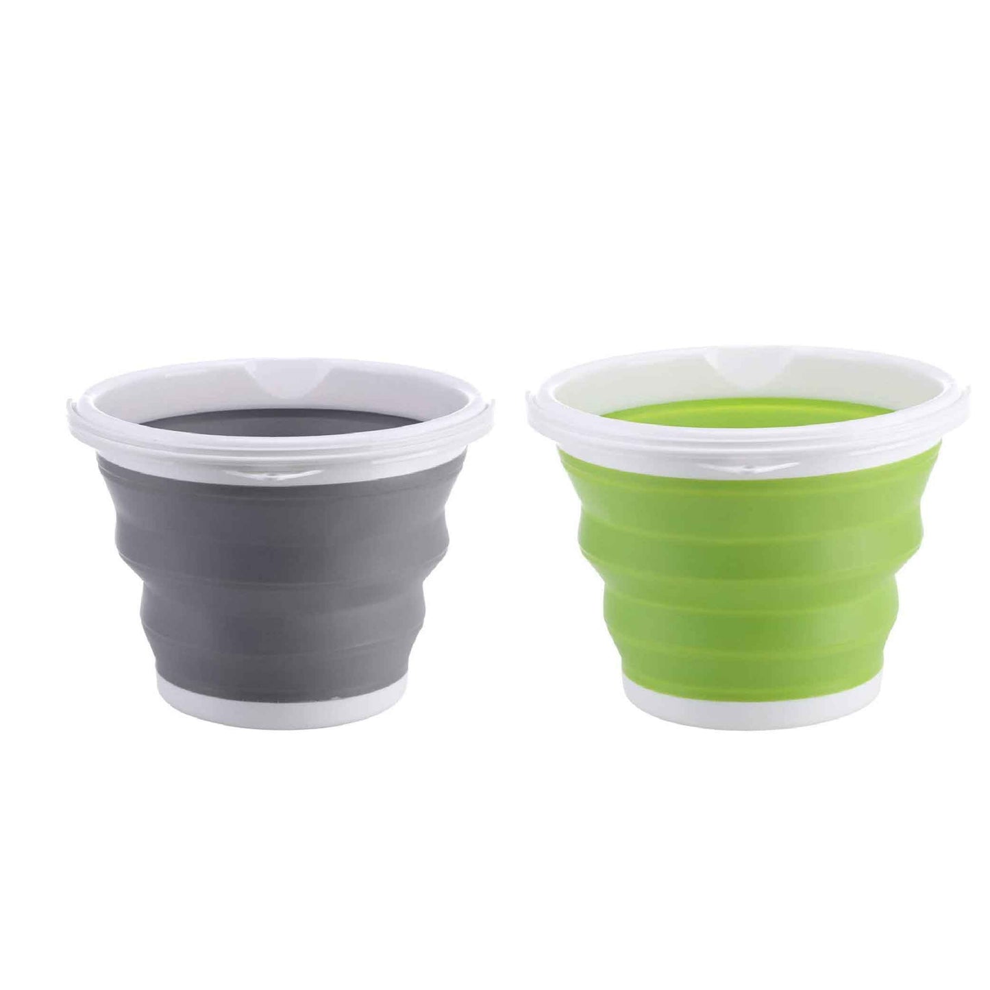 Recipiente balde multiusos plegable pequeño