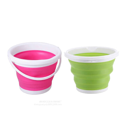 Recipiente balde multiusos plegable pequeño