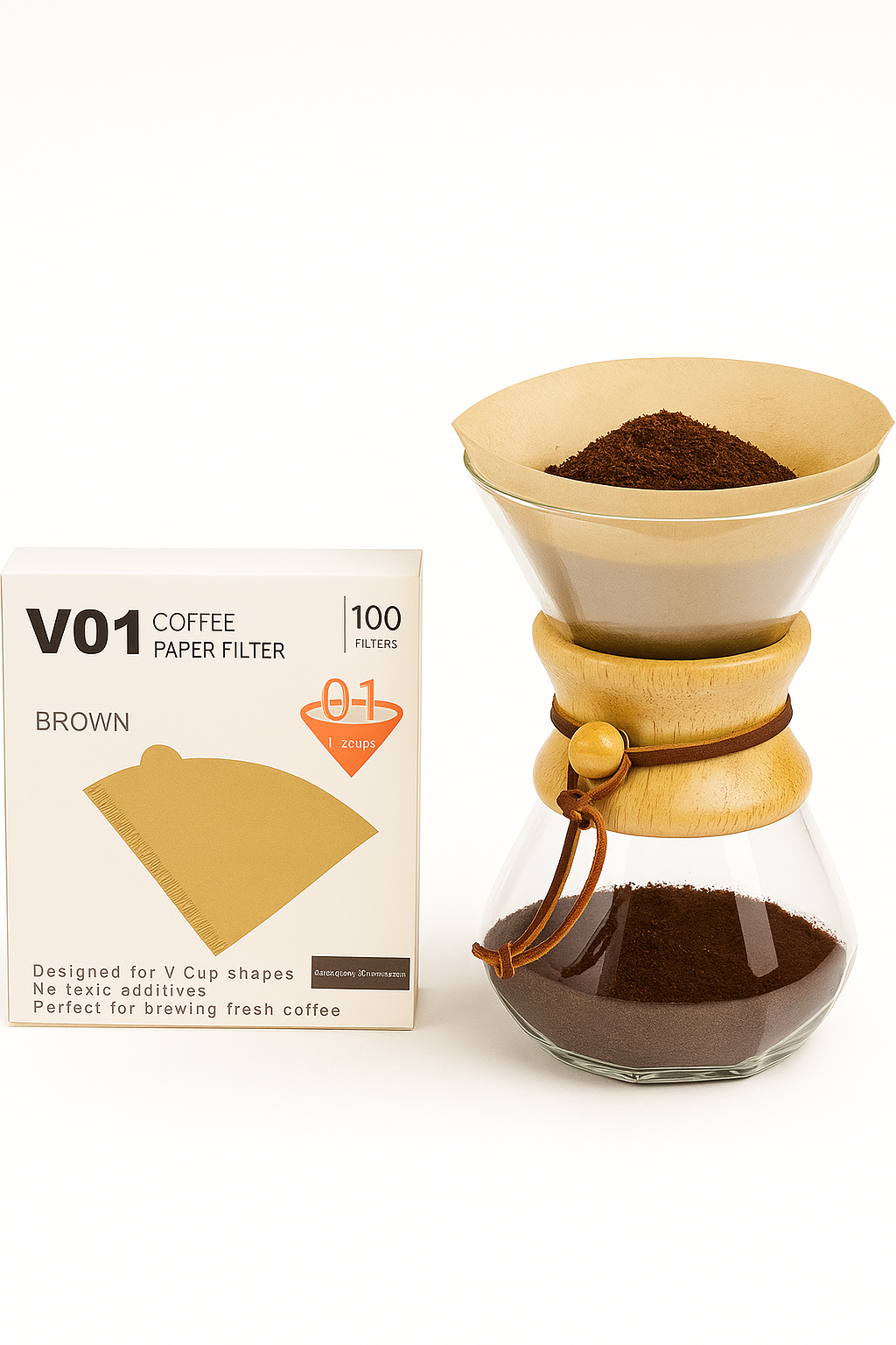 Filtros de Papel para Cafeteras por Goteo - paquete x 100 unds