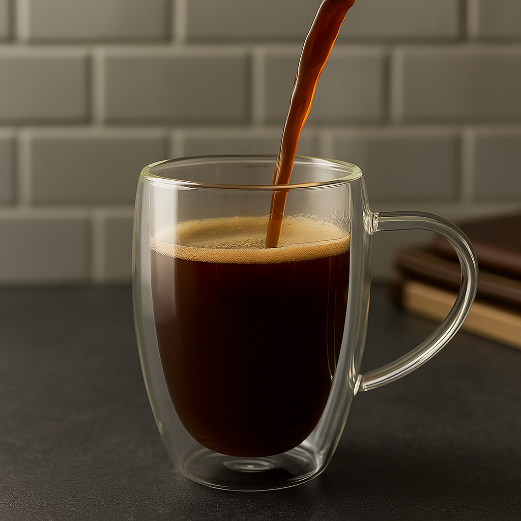 Pocillo taza de Vidrio Doble Pared