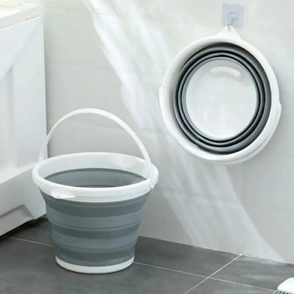 Recipiente balde multiusos plegable pequeño