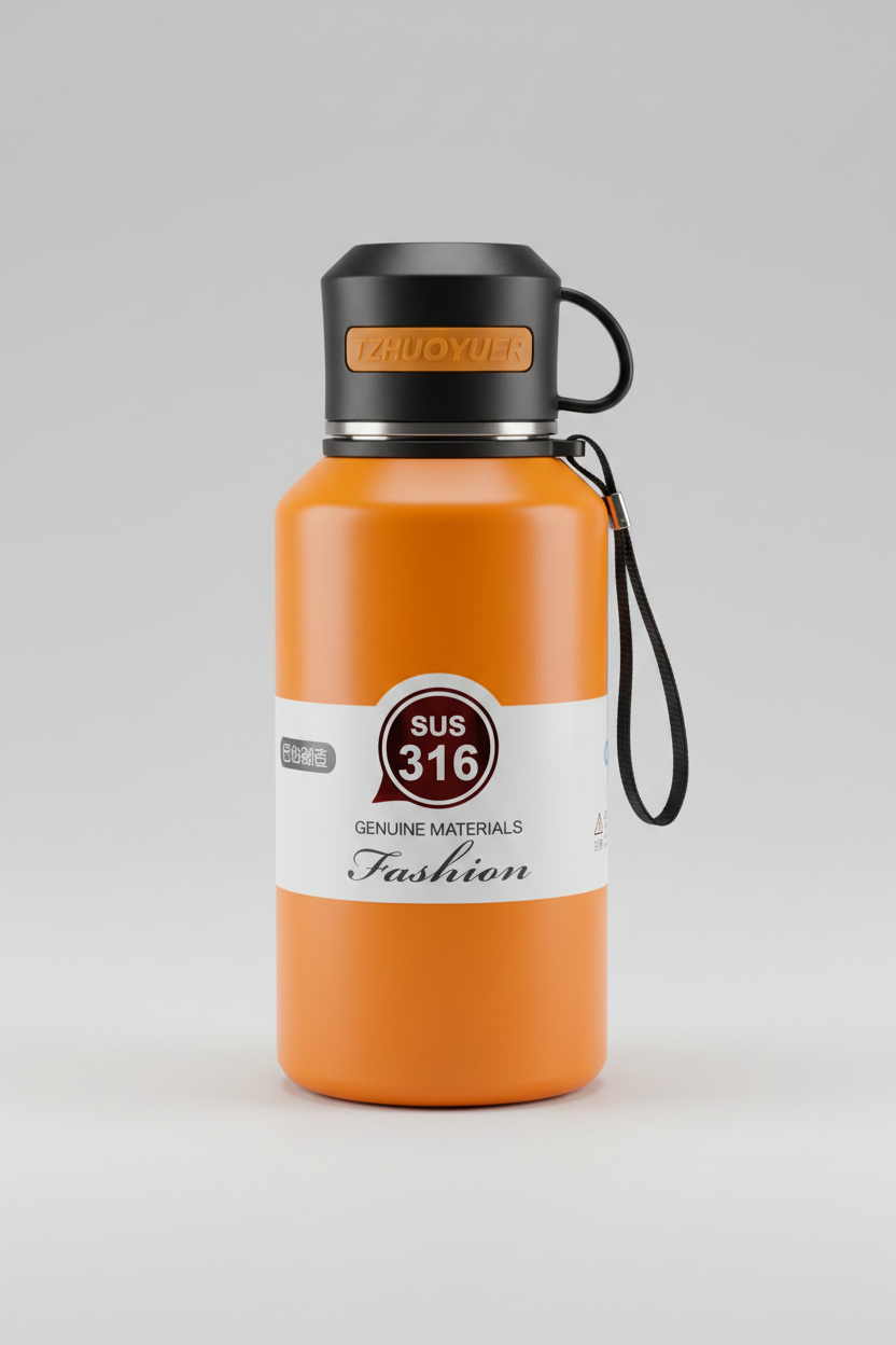 Termo Isotérmico Gran Tamaño SUS 316 | Tapa Tipo Pocillo | 5 Colores Mate