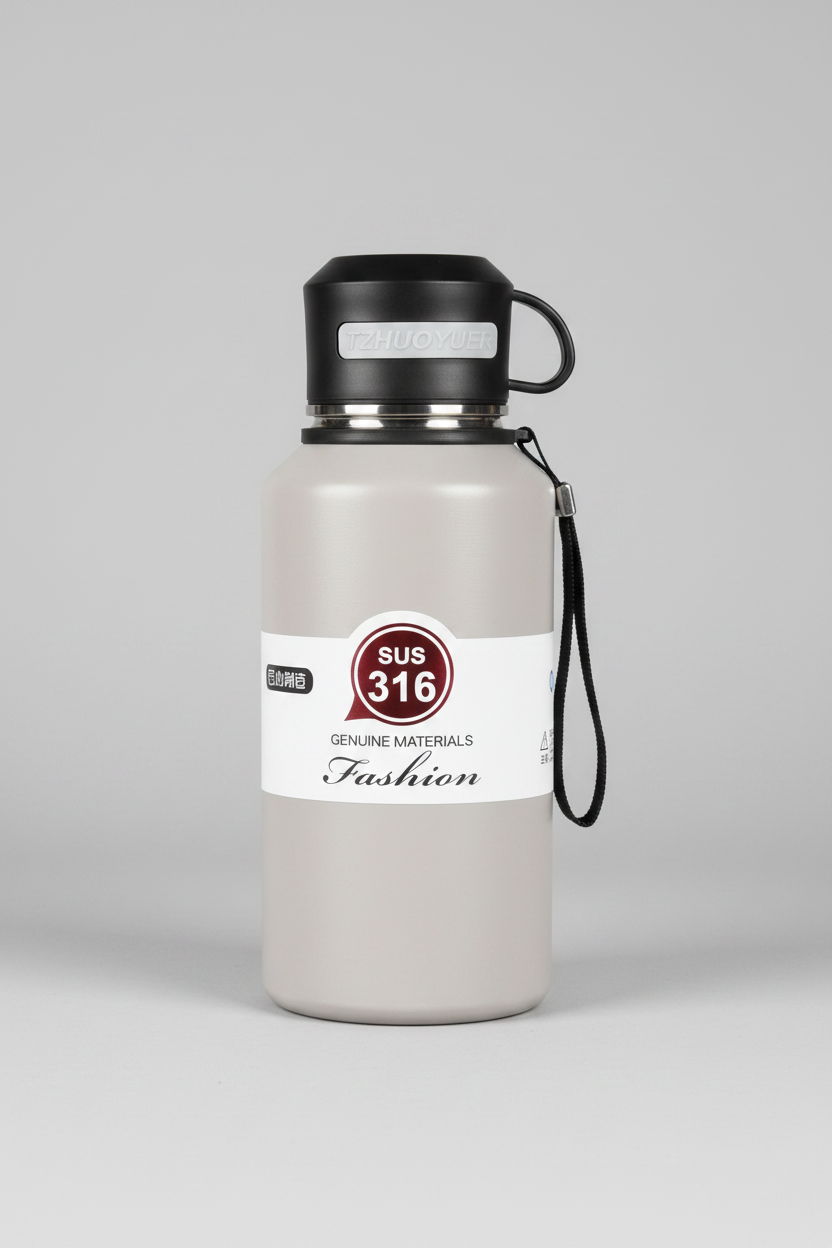 Termo Isotérmico Gran Tamaño SUS 316 | Tapa Tipo Pocillo | 5 Colores Mate