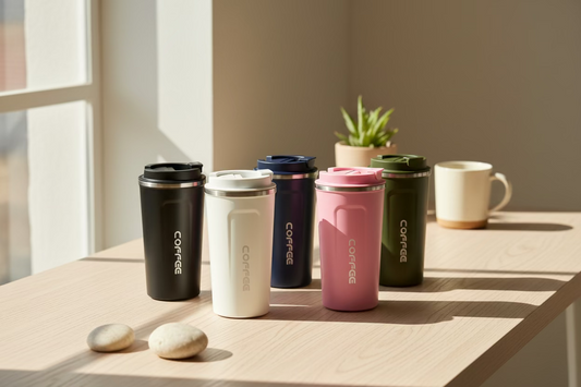 Termo Mug "Urban Coffee" 450ml (Acero Inoxidable) - Mantiene Calor