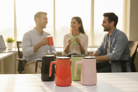 Mug Inteligente con Pantalla LED (550ml) - Con Filtro de Té & Temperatura Real