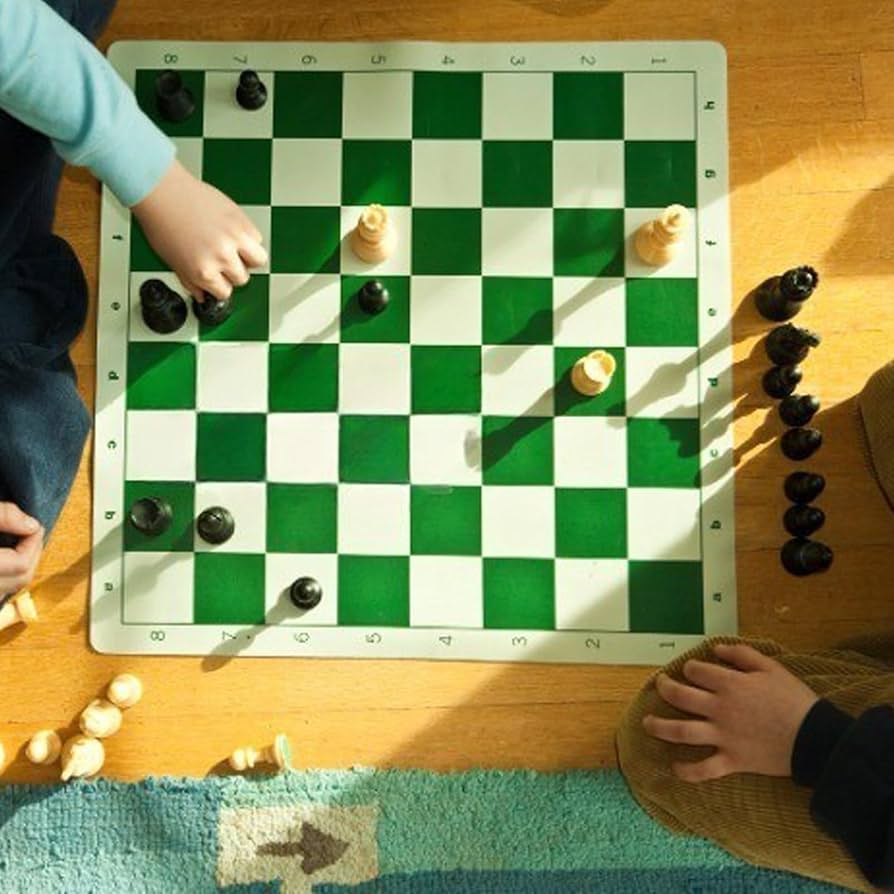 Ajedrez Enrollable Portátil con Estuche Tipo Tubo | Juego Clásico para Viajes