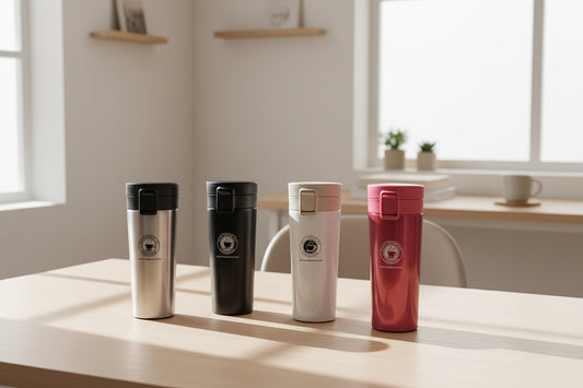 Termo "Pocket Coffee" 420ml (Acero Inoxidable) - Tapa con Seguro Antiderrames