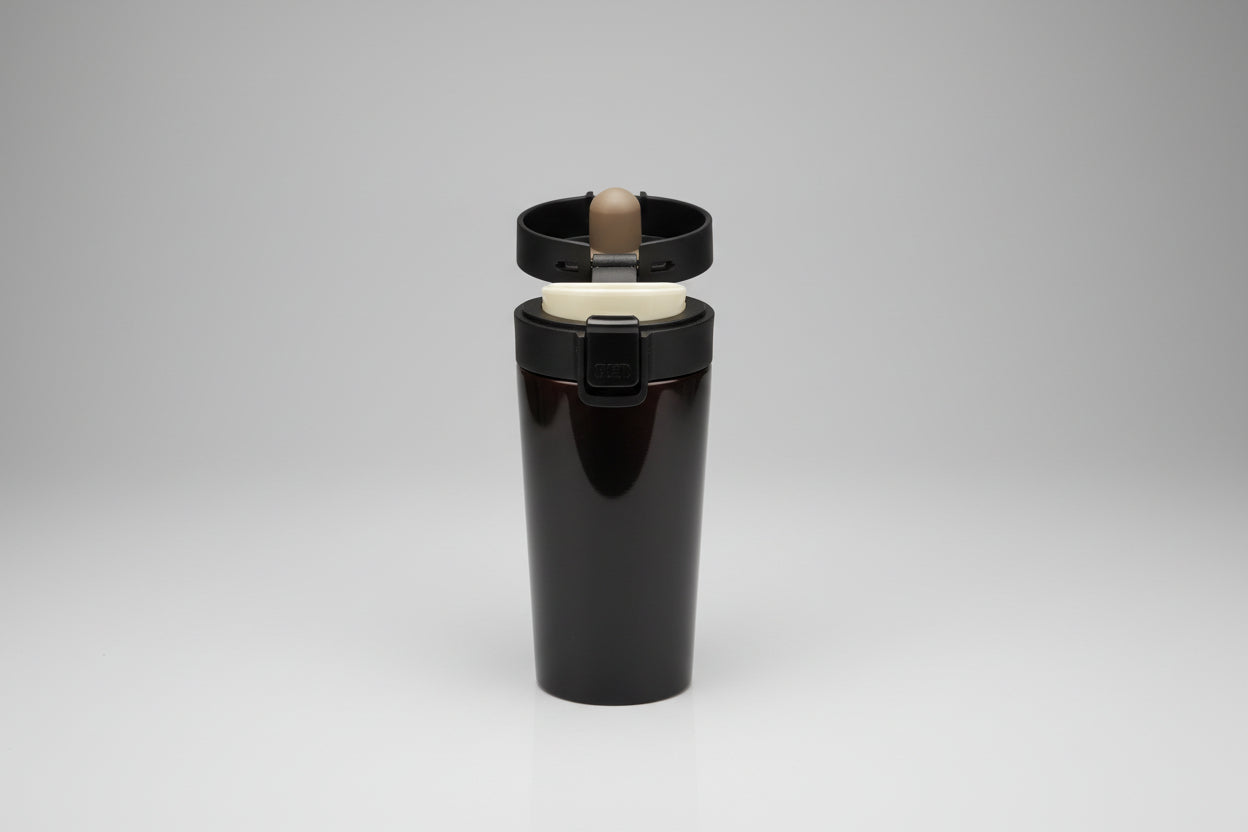 Termo "Pocket Coffee" 420ml (Acero Inoxidable) - Tapa con Seguro Antiderrames