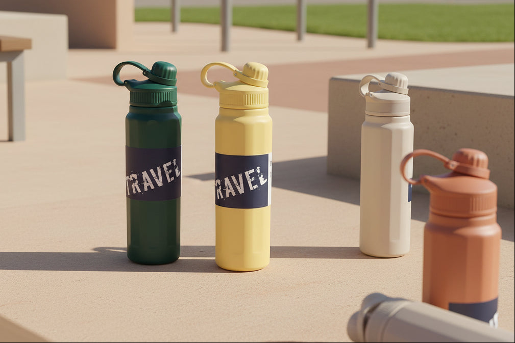 Termo "Duo-Sip" 840ml (Acero Inoxidable) - Doble Toma: Pitillo + Boquilla