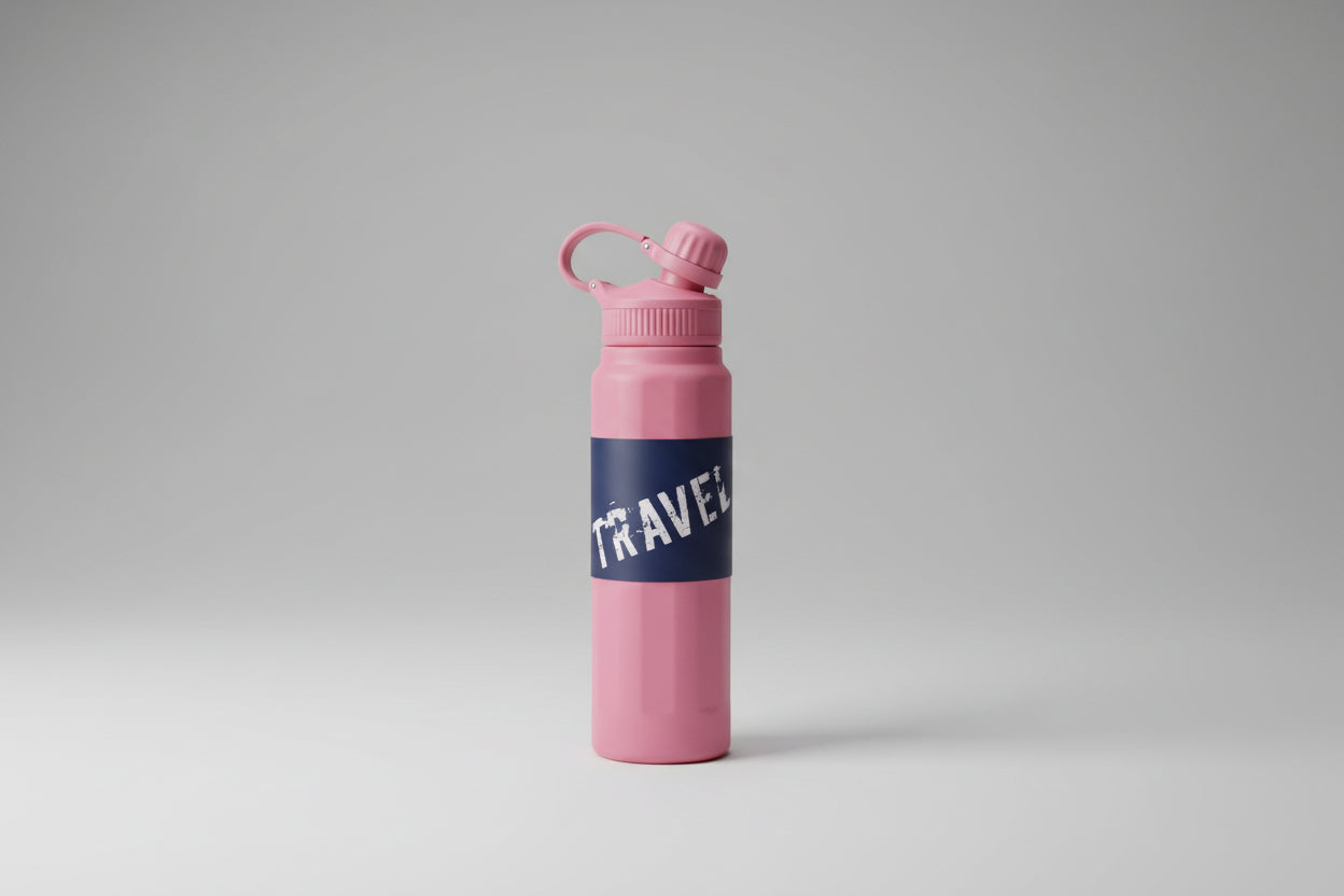 Termo "Duo-Sip" 840ml (Acero Inoxidable) - Doble Toma: Pitillo + Boquilla