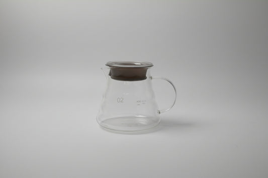 Jarra Server de Café 600ml (Borosilicato) - Tapa con Sello de Silicona
