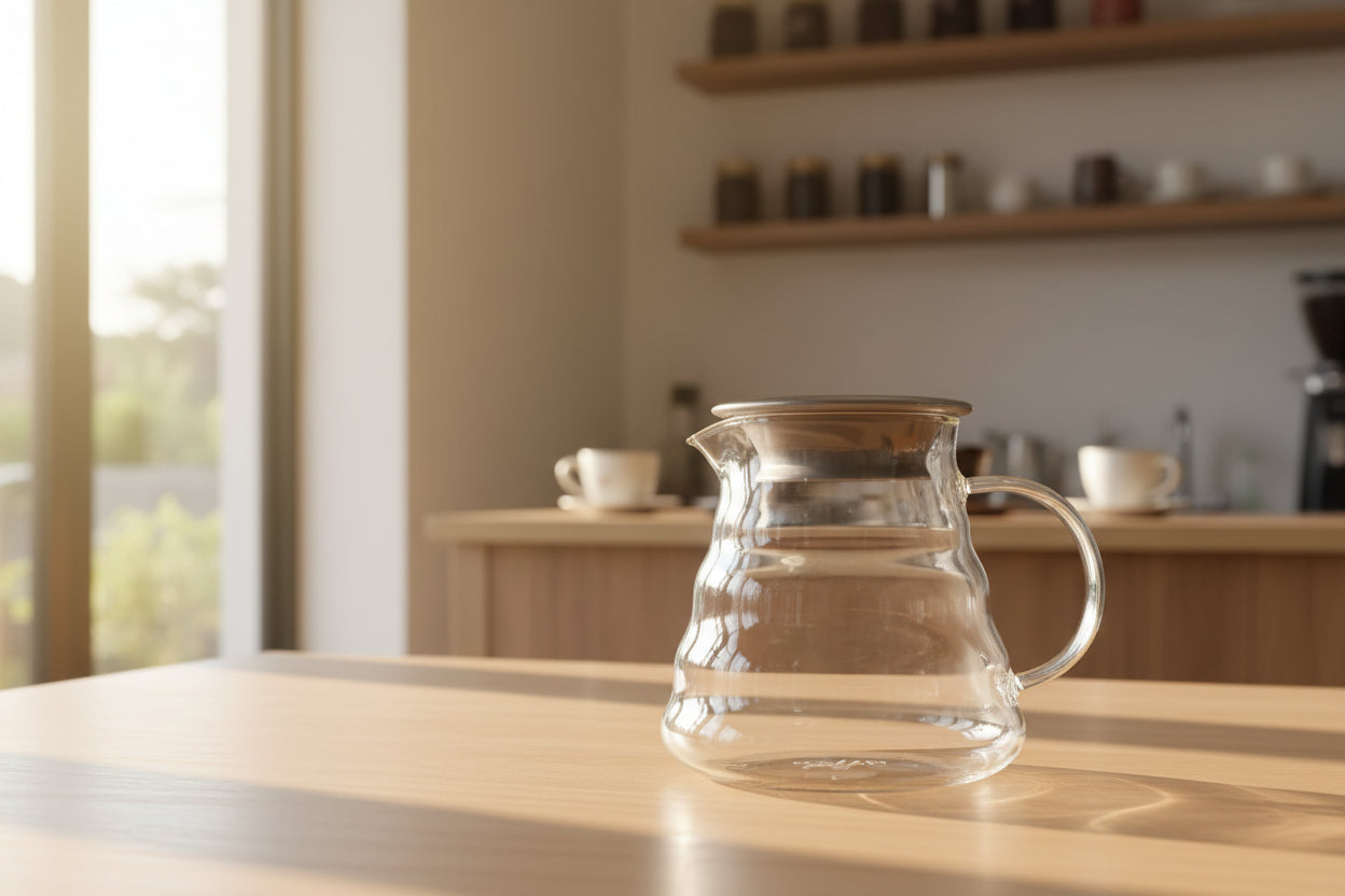 Jarra Server de Café 600ml (Borosilicato) - Tapa con Sello de Silicona