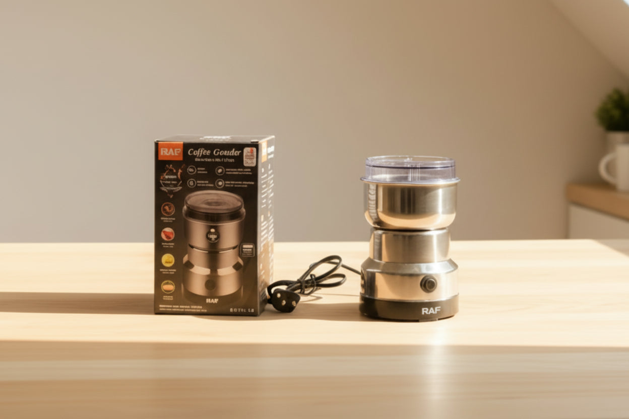 Molino de Café Eléctrico "Power Grinder" 300W - Gran Capacidad (300g) & Acero Inox