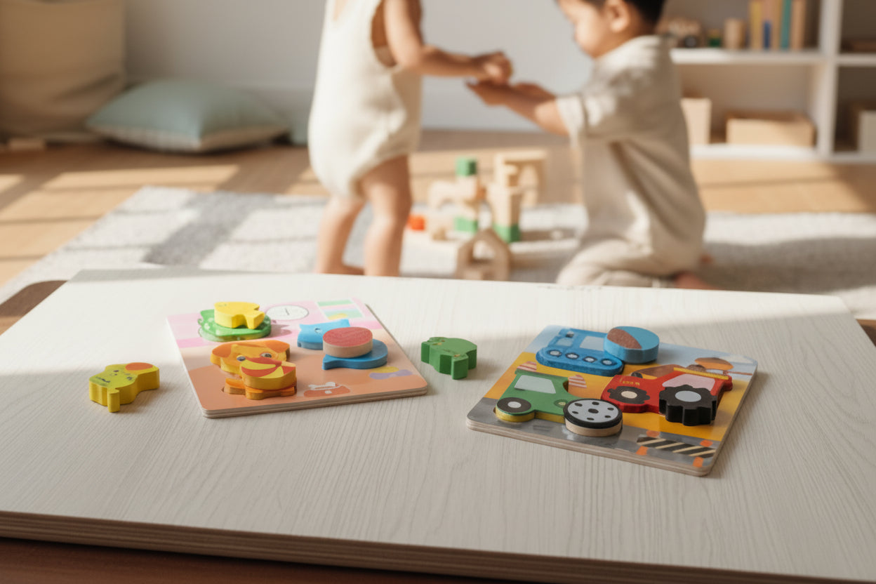 Rompecabezas Didáctico de Madera 3d (montessori) -...