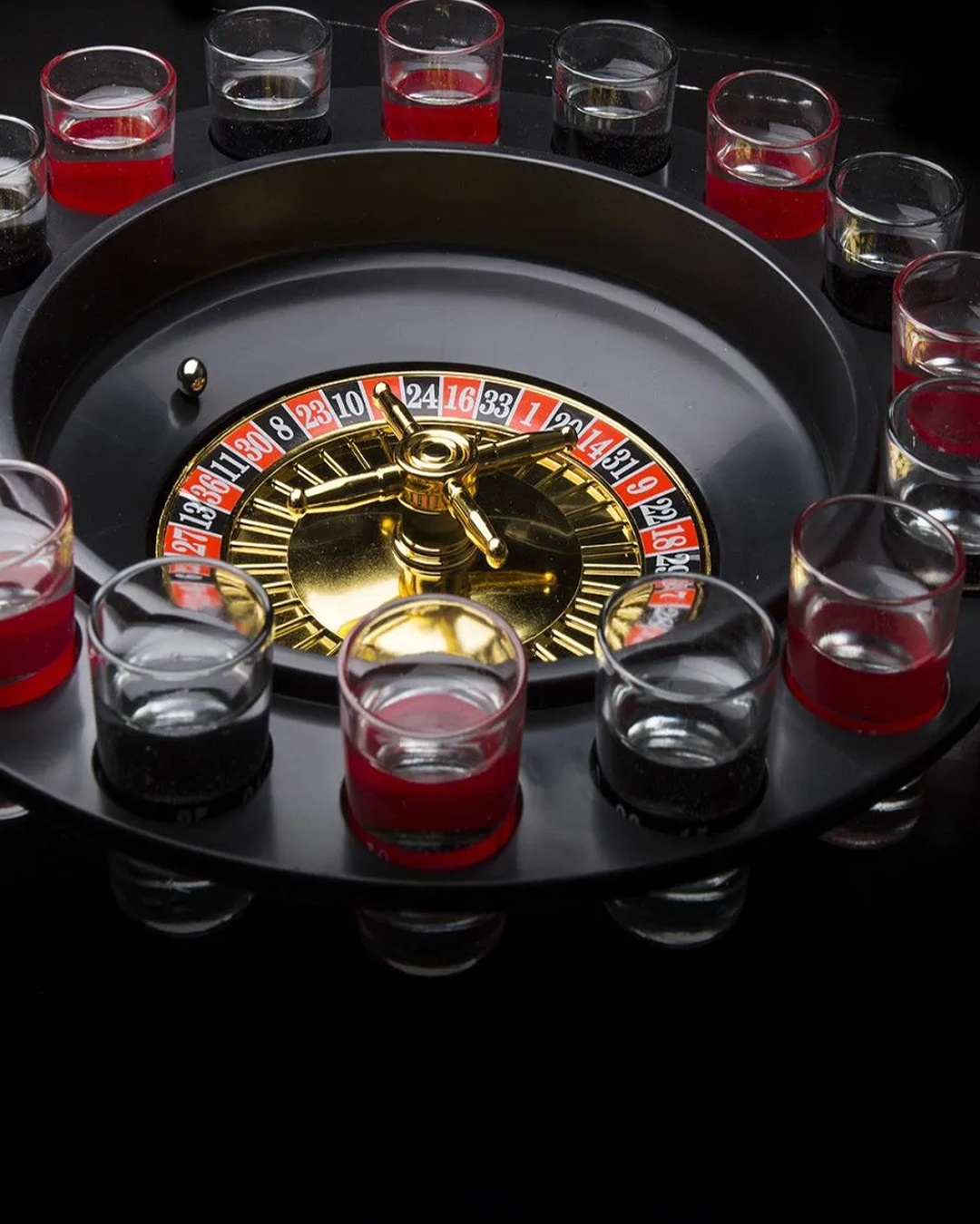 Tablero ruleta shots