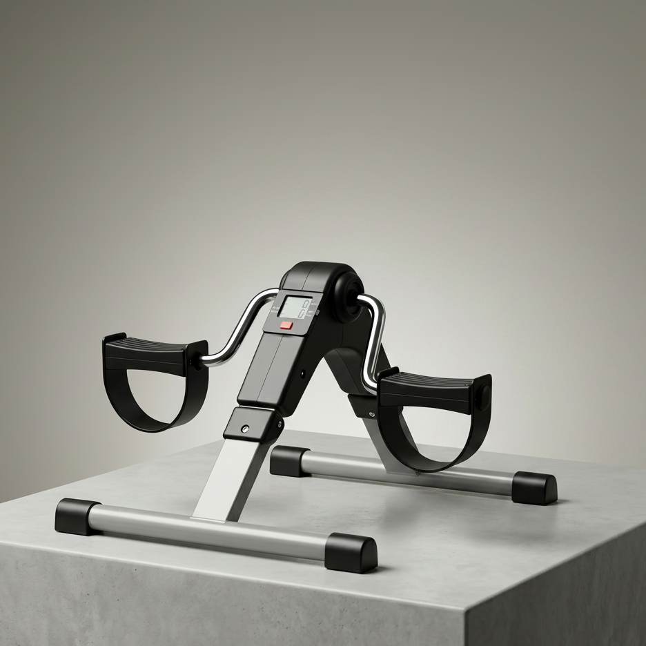 Pedales Portátiles de Ejercicio – Mini Bicicleta Elíptica con Display Digital