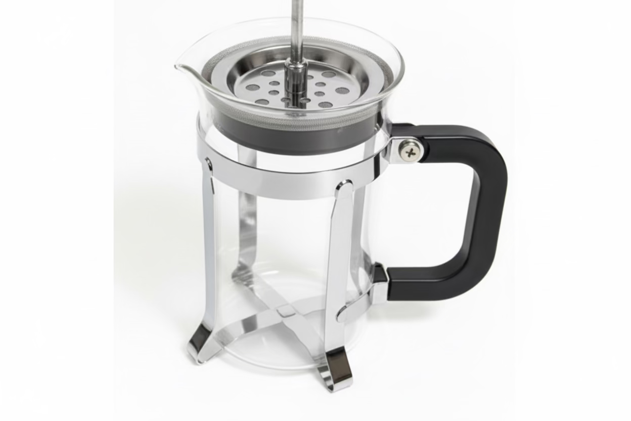 Prensa Francesa Personal (350ml): Café con Más Cuerpo y Sin Filtros de Papel