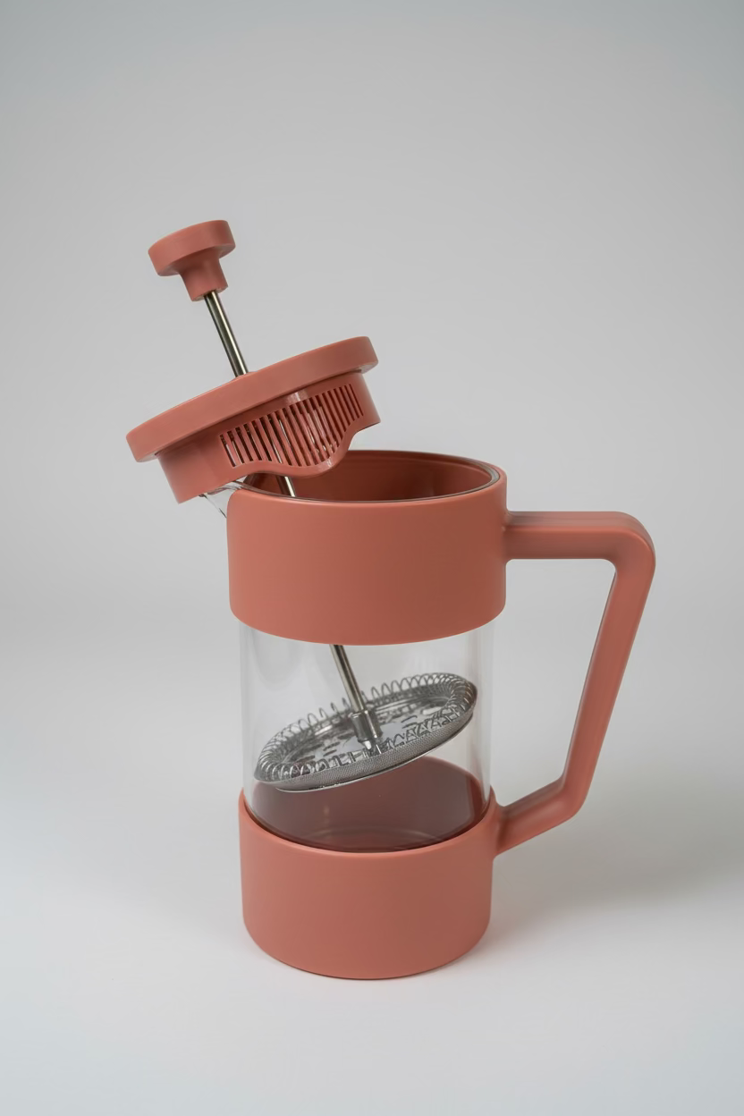 Prensa Francesa 350ml Edición Colores: Diseño Aesthetic para tu Café Personal