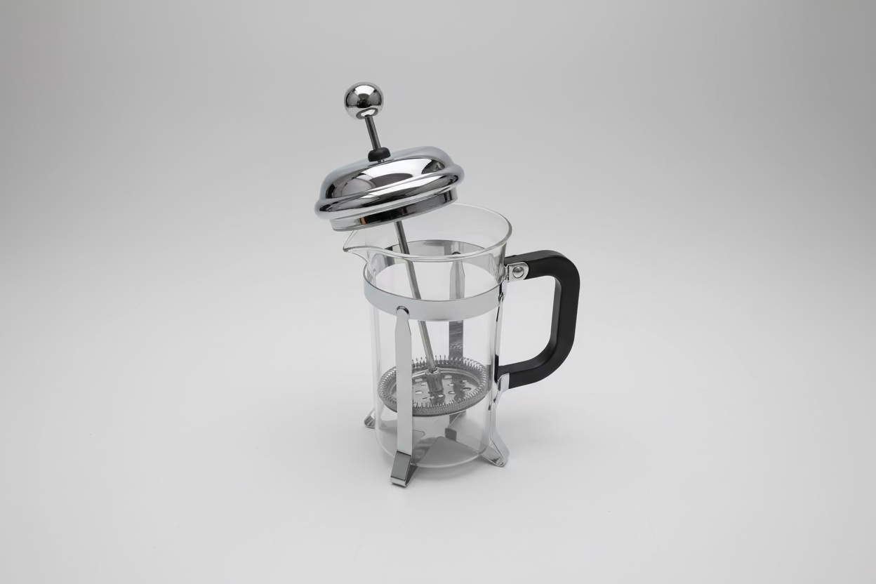 Cafetera Prensa Francesa 600ml con Diseño: Ideal para Compartir (2 a 3 Tazas)