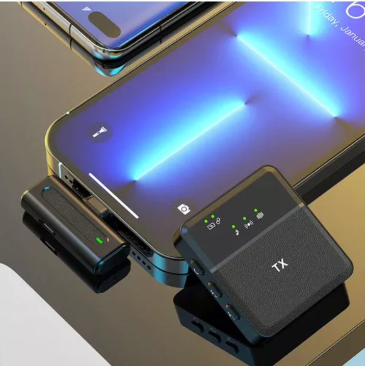 Microfono Inalambrico SX8 negro