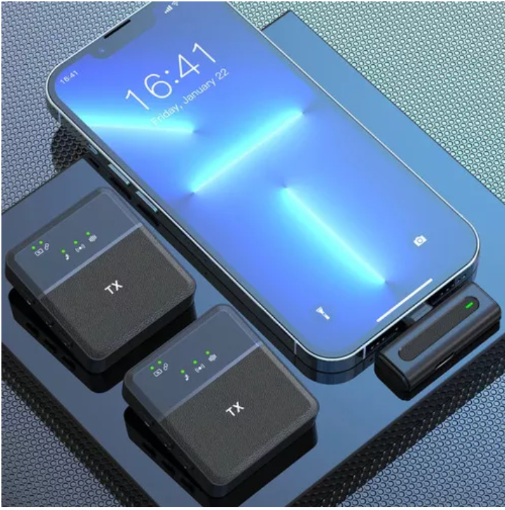 Microfono Inalambrico SX8 negro