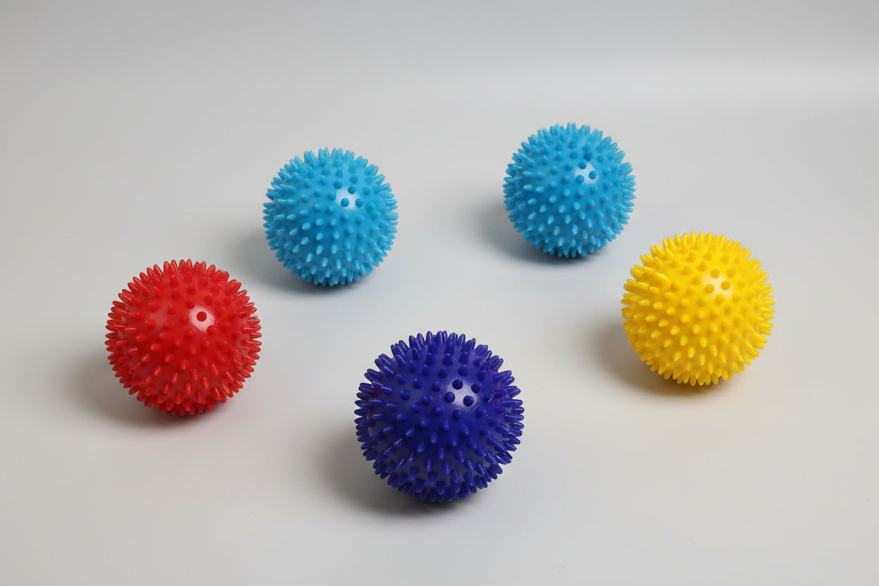 Esfera Masajeadora con Puntas Spike Ball – Pelota de Recuperación Muscular Multicolor