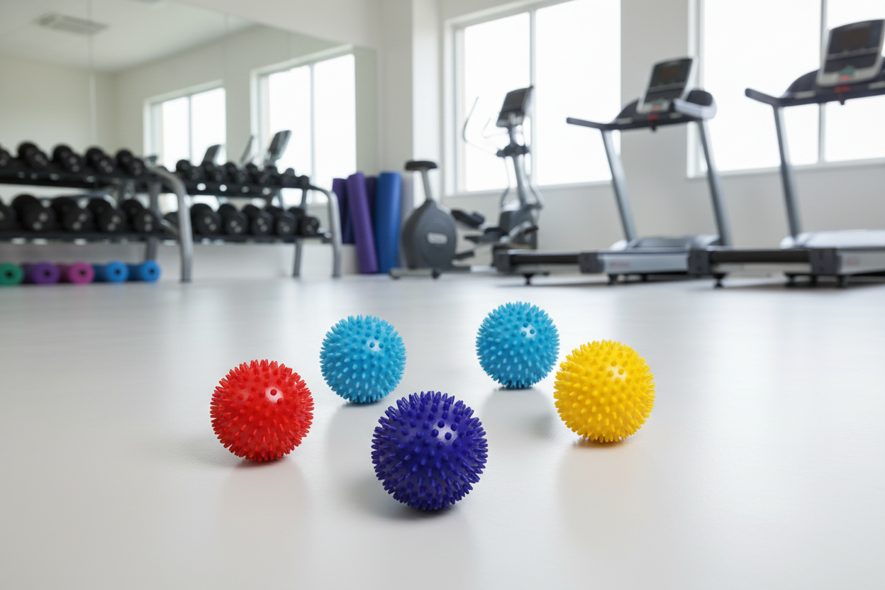 Esfera Masajeadora con Puntas Spike Ball – Pelota de Recuperación Muscular Multicolor