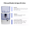 Purificador de agua 26L