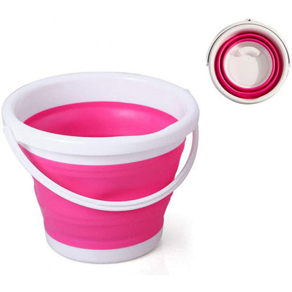 Recipiente balde multiusos plegable pequeño
