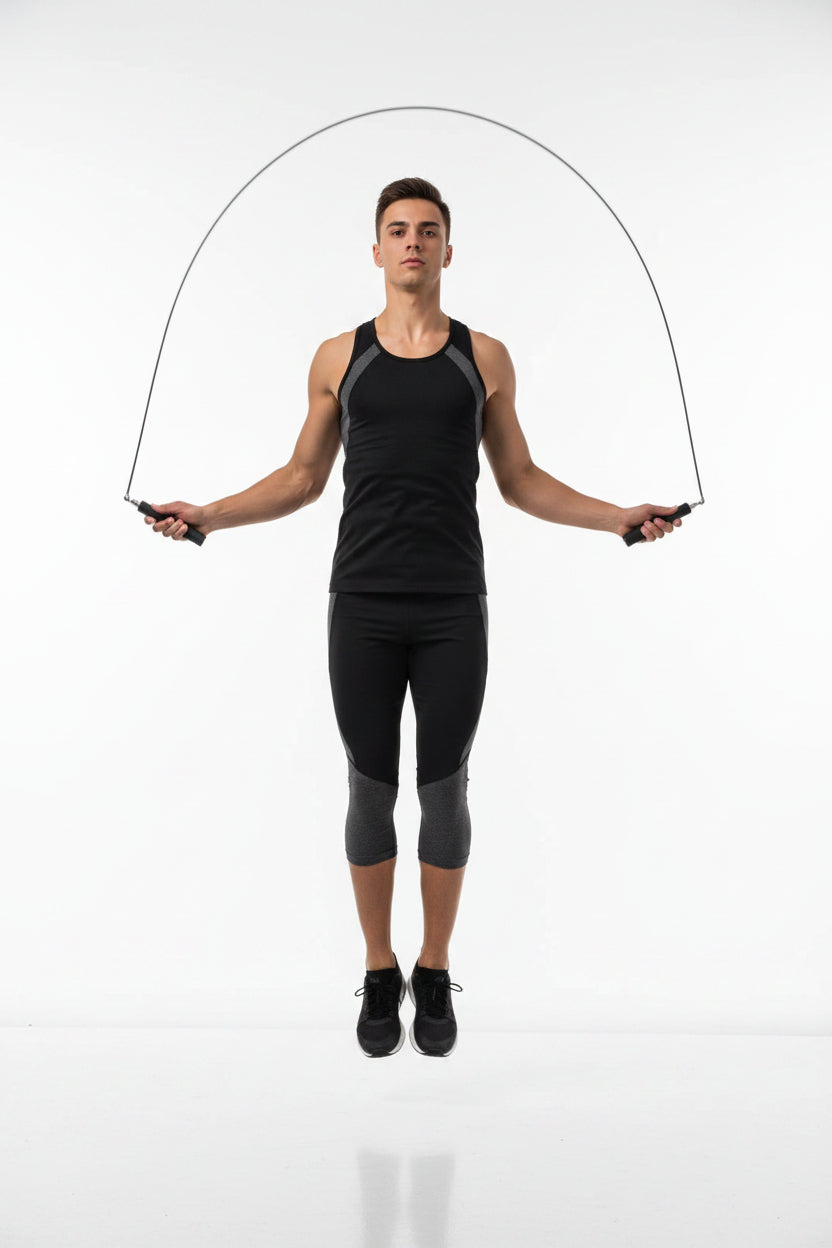 Cuerda para Saltar Profesional de Guaya – Lazo de Alta Velocidad para Crossfit y Cardio