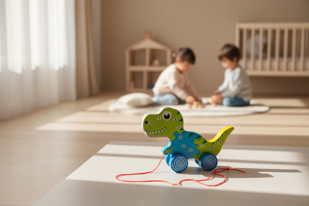 Mascota Didáctica Desarmable con Ruedas - Estimulación Motriz y Lógica