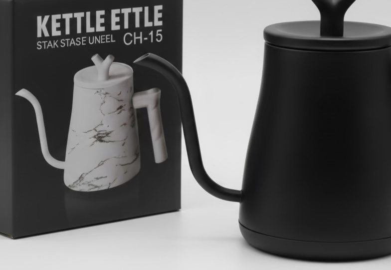 Tetera Cuello de Ganso Barista: Vertido de Precisión para Café Filtrado