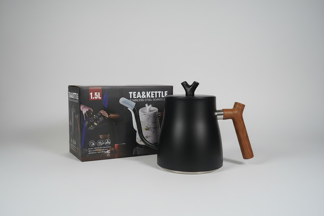 Tetera Cuello de Ganso Barista: Vertido de Precisión para Café Filtrado