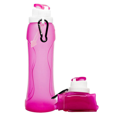Botella de agua plegable de silicona